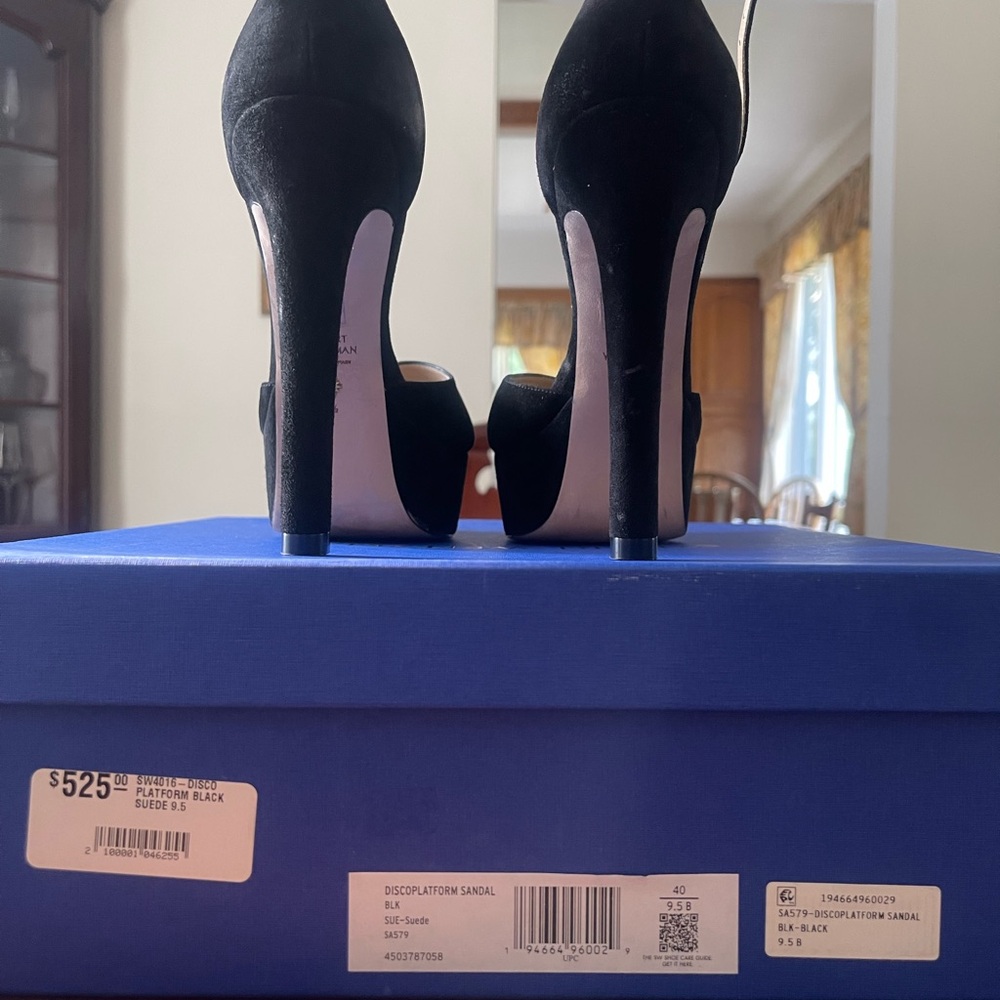 Stuart Weitzman Discoplatform Sandals - Picture 4 of 8